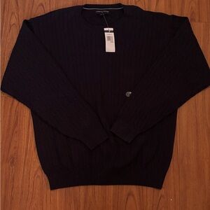 Men's Navy Tommy Hilfiger Sweater 100% Cotton